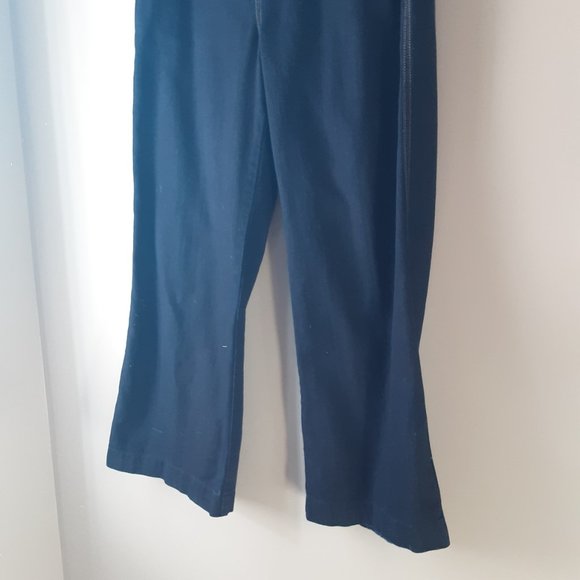 Ralph Lauren Women's High Rise, Dark Wash, Wide Leg Jeans Size 10 - Picture 5 of 14